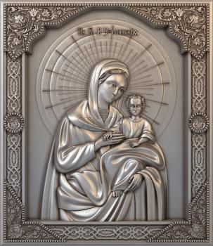 3D model Uryupinskaya icon of the Mother of God (STL)