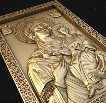 3D model Vladimirskaya Mother of God (STL)