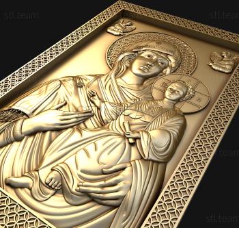 3D model Vladimirskaya Mother of God (STL)