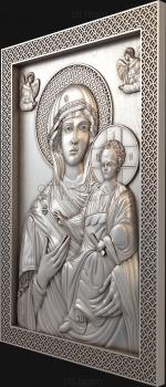 3D model Vladimirskaya Mother of God (STL)