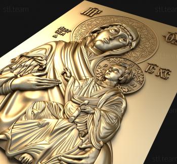 3D model Iverskaya Mother of God (STL)