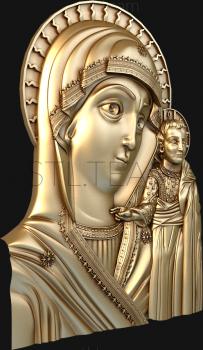 3D model Icon of the Kazan Mother of God (STL)