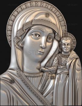 3D model Icon of the Kazan Mother of God (STL)