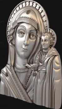 3D model Icon of the Kazan Mother of God (STL)