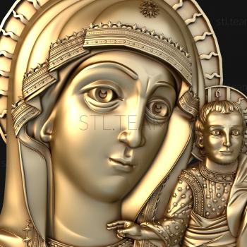 3D модель Икона Казанской Божьей Матери (STL)