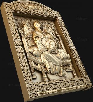 3D model Icon of the Tsaritsa enthroned (STL)