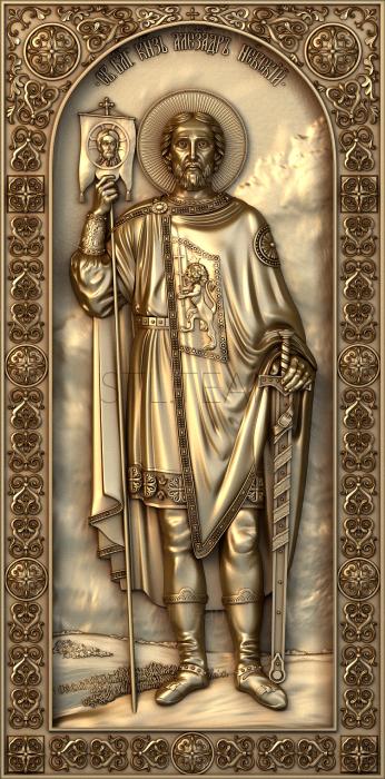Rostovaya icon St. Prince Alexander Nevsky