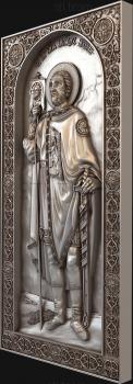 3D model Rostovaya icon St. Prince Alexander Nevsky (STL)