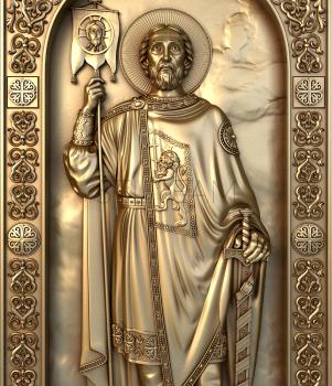 3D model Rostovaya icon St. Prince Alexander Nevsky (STL)