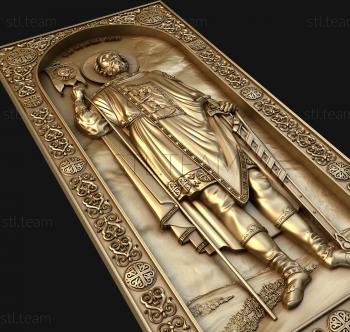3D model Rostovaya icon St. Prince Alexander Nevsky (STL)