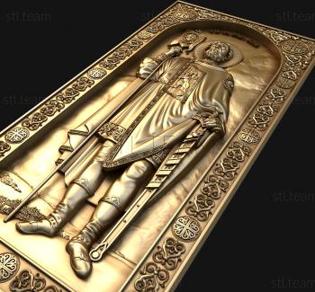 3D model Rostovaya icon St. Prince Alexander Nevsky (STL)