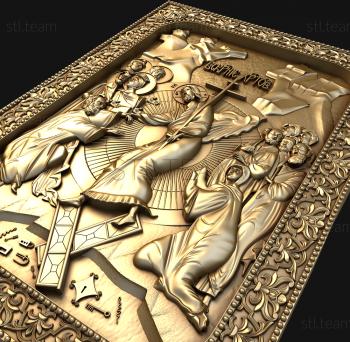 3D model Icon of the Resurrection of Christ (STL)