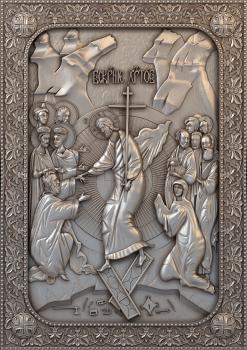 3D model Icon of the Resurrection of Christ (STL)