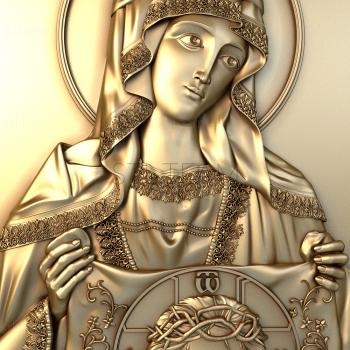 3D model Theotokos and the Almighty (STL)