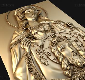 3D model Theotokos and the Almighty (STL)