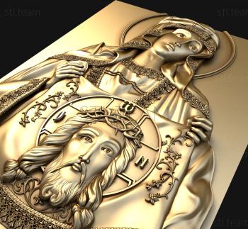 3D model Theotokos and the Almighty (STL)