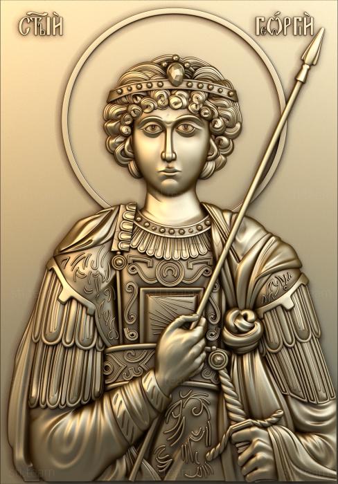 3D модель Икона Святой Георгий Победоносец (STL)