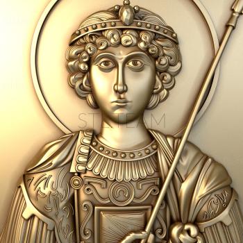 3D model Icon Saint George the Victorious (STL)