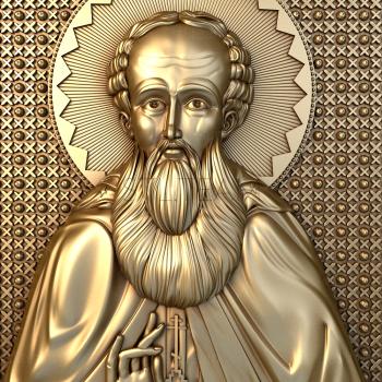 3D модель Святой Преподобный Александр Свирский (STL)