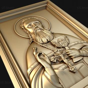 3D модель Икона Иоанн Кронштадский (STL)