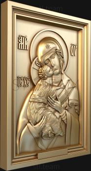 3D model Icon of Our Lady of Vladimir (STL)