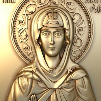 3D model Saint Mary of Radonezh (STL)