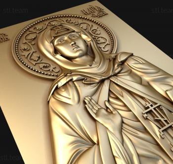 3D model Saint Mary of Radonezh (STL)