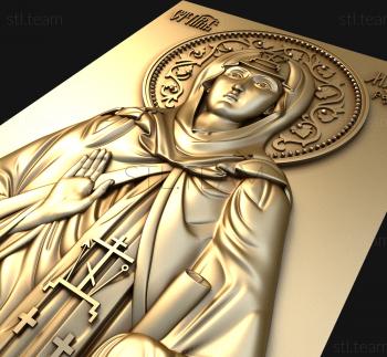 3D model Saint Mary of Radonezh (STL)