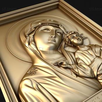 3D model Kazan Mother of God (STL)