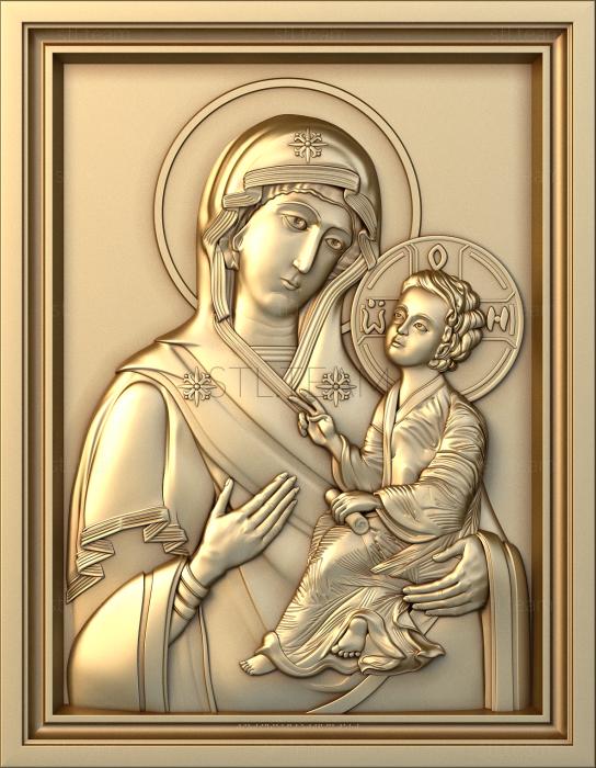 3D model Tikhvin Mother of God (STL)