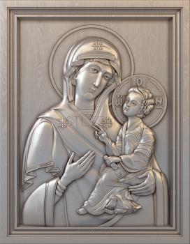 3D model Tikhvin Mother of God (STL)