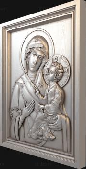 3D model Tikhvin Mother of God (STL)