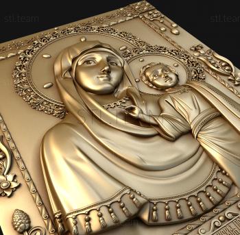 3D model Holy Mother of God of Kazan (STL)