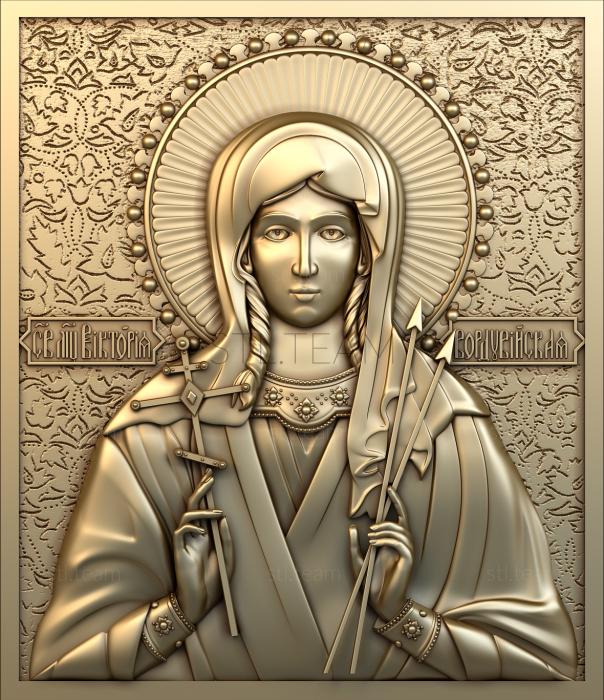 3D model Icon of Saint Victoria (STL)