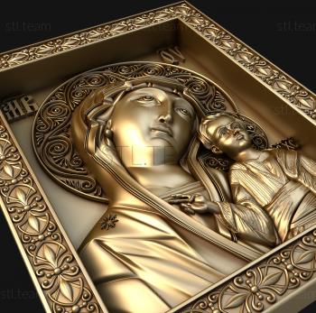 3D model Our Lady of Kazan (STL)