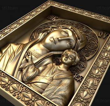 3D model Our Lady of Kazan (STL)