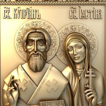 3D model Holy Martyrs Cyprian and Ustinya (STL)