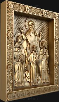 3D model Martyrs Faith, Hope, Love and their Mother Sophia (STL)