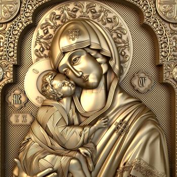 3D model Mother of God Donskaya (STL)