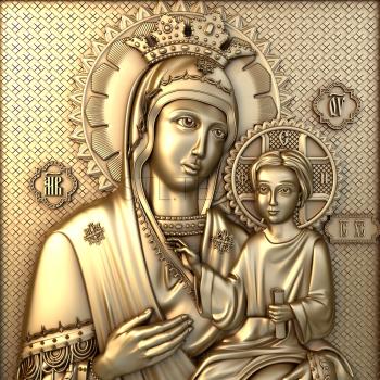 3D model Mother of God Kazan (STL)