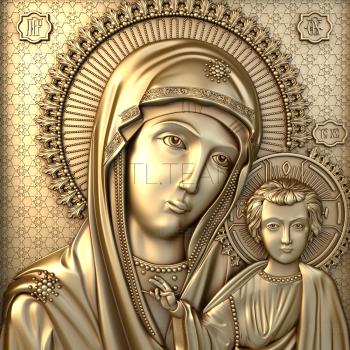 3D model Mother of God Kazan (STL)