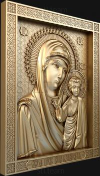 3D model Mother of God Kazan (STL)