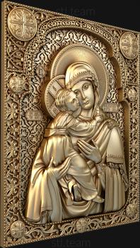 3D model Mother of God Vladimirskaya (STL)