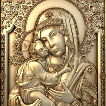 3D model Mother of God Vladimirskaya (STL)