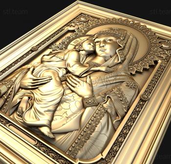 3D model Mother of God Vladimirskaya (STL)