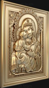 3D model Mother of God Vladimirskaya (STL)