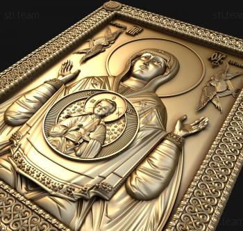 3D модель Икона Божией Матери «Знамение» (STL)