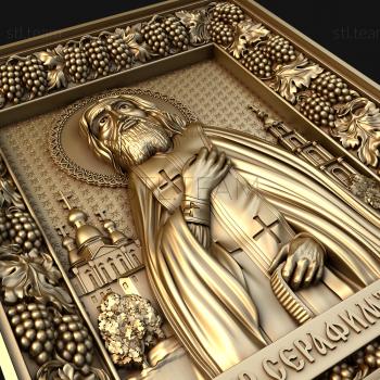 3D model Saint Reverend Seraphim of Sarov the Miraculous (STL)