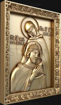 3D model St. Peter and Fevronia (STL)