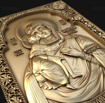 3D model Mother of God Fedorovskaya (STL)